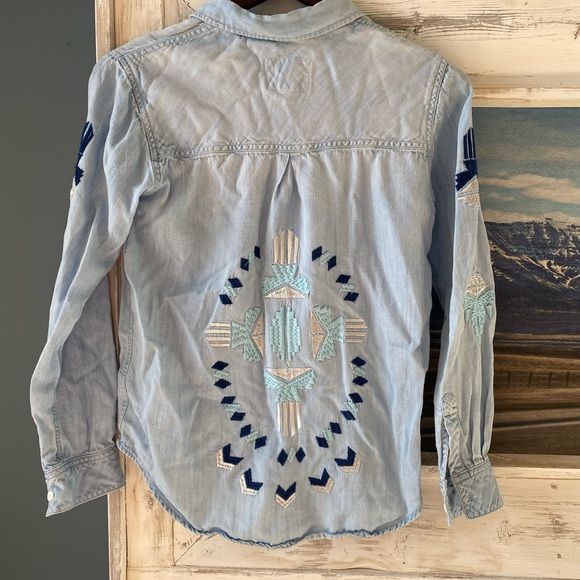 Rails savanah embroidered tencel top - Picture 7 of 10